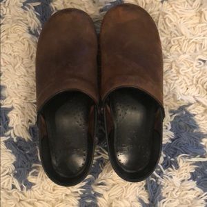 Dansko leather clogs
